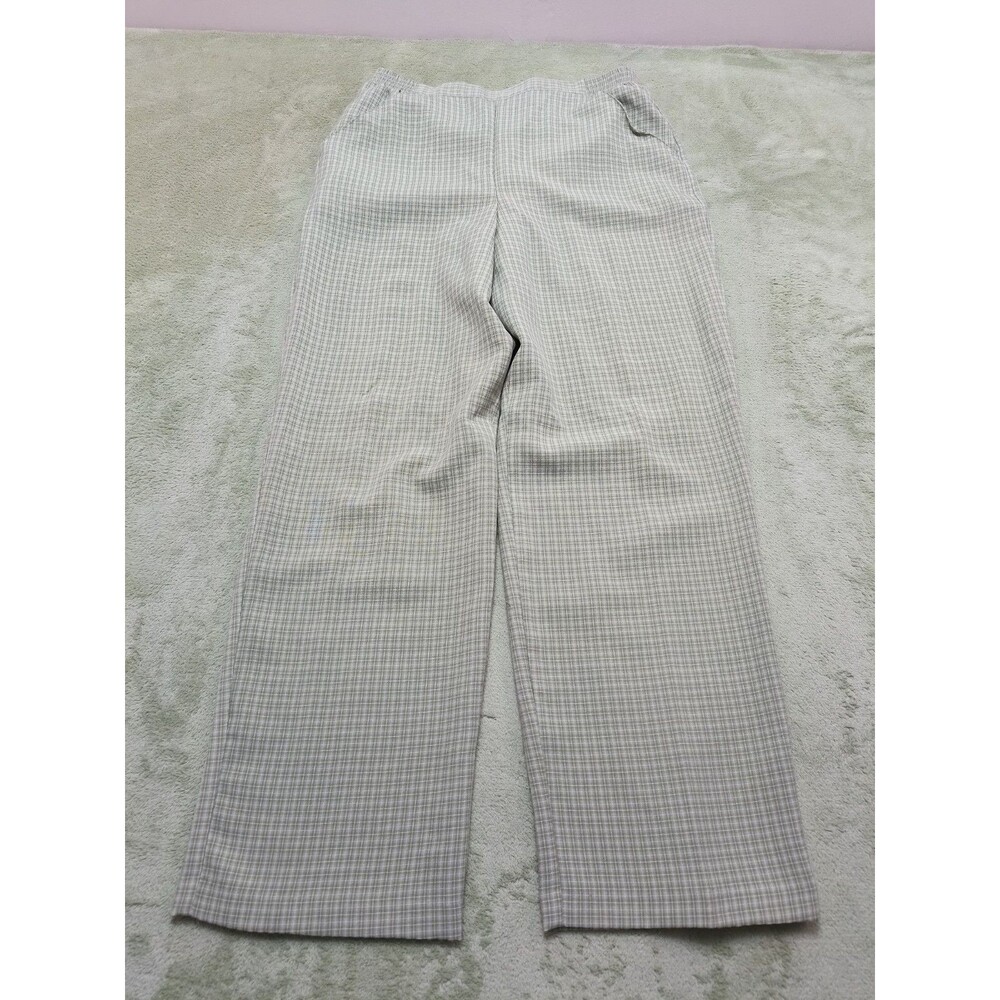 White Stag Stretch Pants Womens 16 Average (meas 36x30) Green/Brown